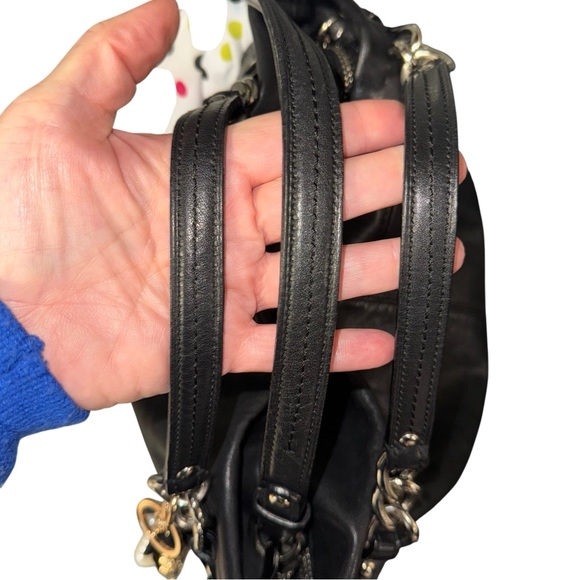 Coach Y2K Brook hobo shoulder bag in black leather style no 14821 - Picture 8 of 10